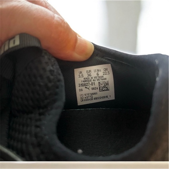 Puma Black Sneakers with Multicolor Highlights - Picture 7 of 8